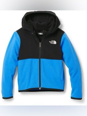 The North Face | Kids' Glacier Full Zip Hooded Jacket | XL | Blue/Black